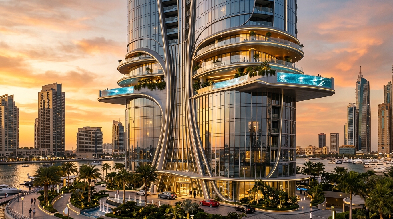 Dubai Iconic Luxury Architectural Skyscraper Tower